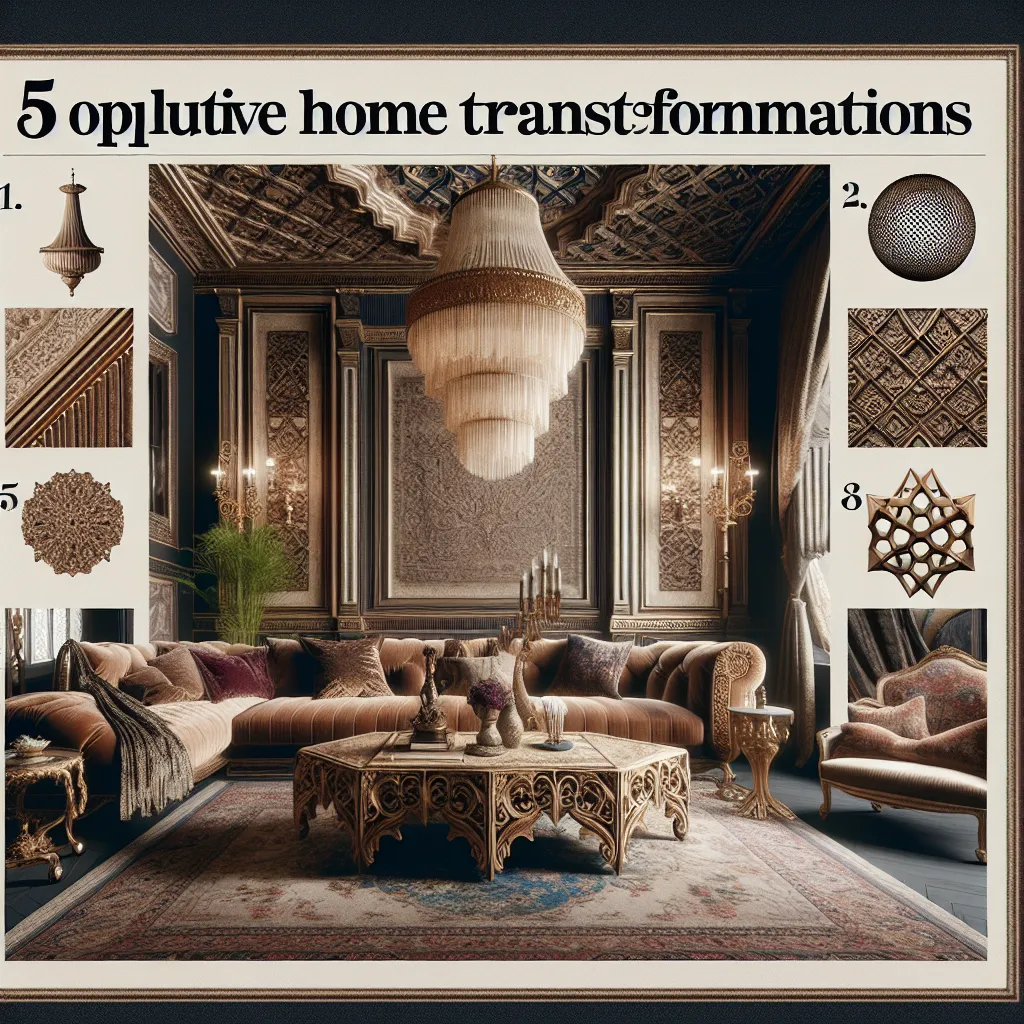 The Palette of Elegance: Unveiling Five Uncharted Design Trends for Opulent Home Transformations