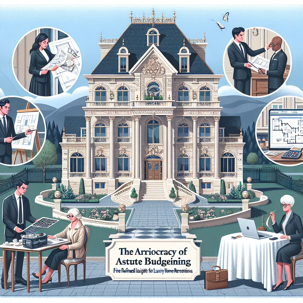 The Aristocracy of Astute Budgeting: Five Refined Insights for Luxury Home Renovations