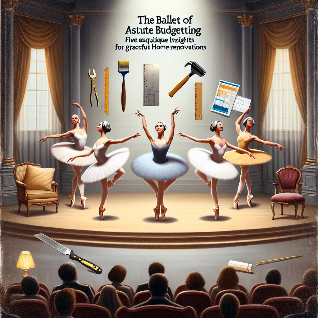 The Ballet of Astute Budgeting: Five Exquisite Insights for Graceful Home Renovations