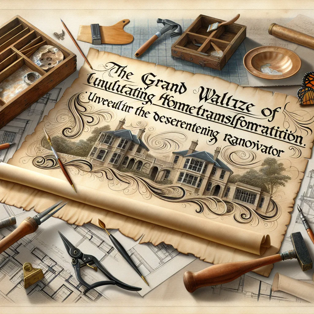 The Grand Waltz of Home Transformation: Unveiling Five Exquisite Movements for the Discerning Renovator