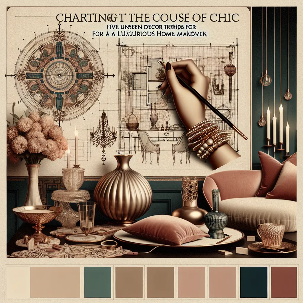 Charting the Course of Chic: Five Unseen Decor Trends for a Luxurious Home Makeover