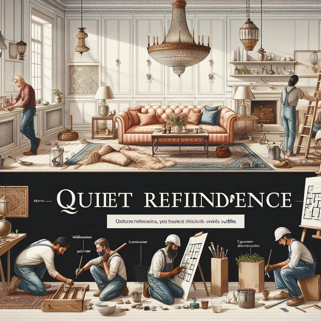 The Quintessence of Quiet Refinement: Unveiling Five Stellar Strategies for Luxurious Home Renovation