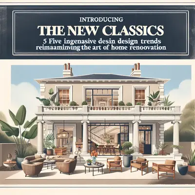 Introducing the New Classics: Five Ingenious Design Trends Reimagining the Art of Home Renovation