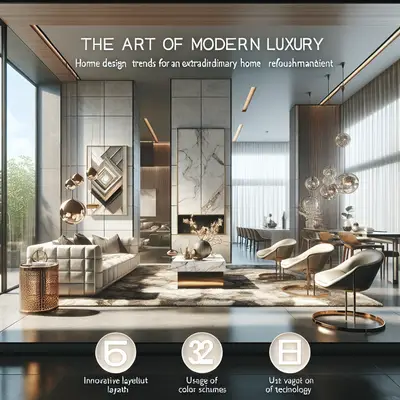 The Art of Modern Luxury: Unraveling Five Distinct Design Trends for an Exceptional Home Refurbishment