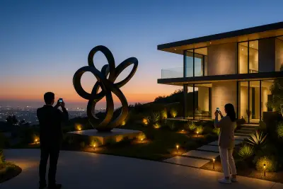 When Outdoor Art Goes Viral: What Public Sculptures Teach Us About Luxury Home Exteriors