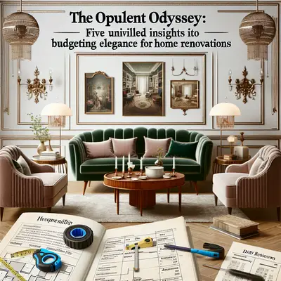 The Opulent Odyssey: Five Unveiled Insights into Budgeting Elegance for Home Renovations